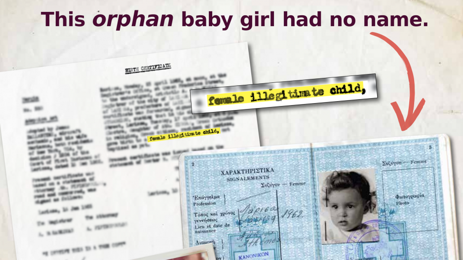 This orphan baby girl had no name This orphan baby girl had no name
